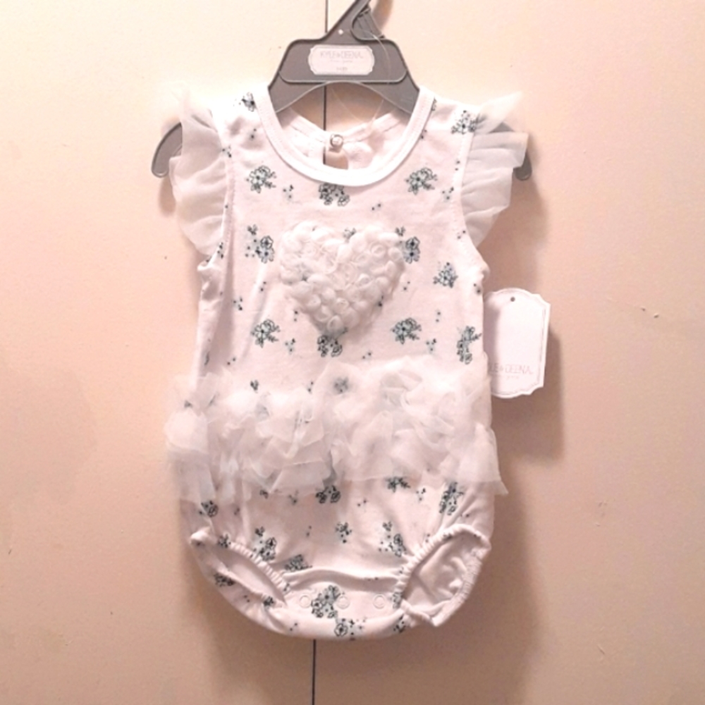 NWT Kyle and Deena pretty onesie